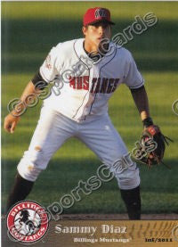 2011 Billings Mustangs Sammy Diaz