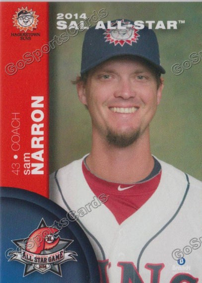 2014 South Atlantic League All Star ND Sam Narron