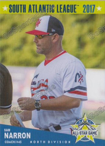 2017 South Atlantic League All Star ND Sam Narron