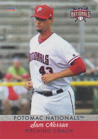 2018 Potomac Nationals Sam Narron