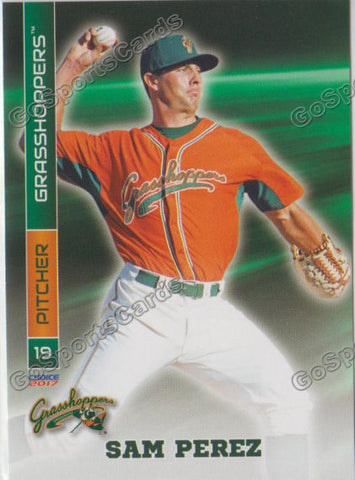 2017 Greensboro Grasshoppers Sam Perez