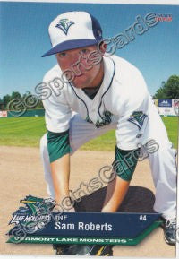 2012 Vermont Lake Monsters Sam Roberts