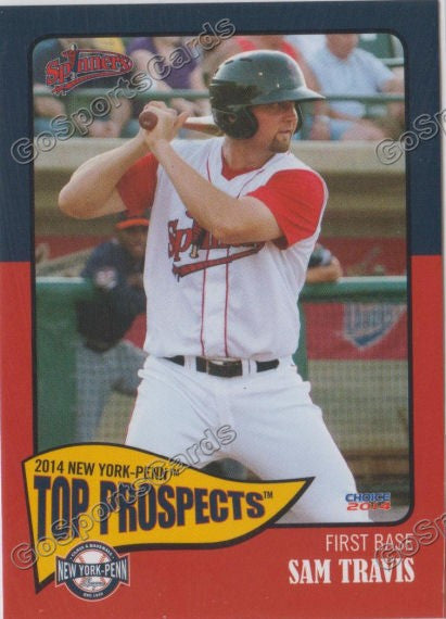 2014 New York Penn League Top Prospect NYPL Sam Travis