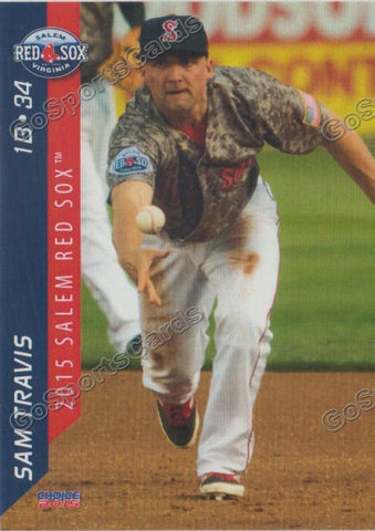 2015 Salem Red Sox Sam Travis