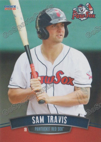 2016 Pawtucket Red Sox Sam Travis