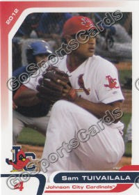 2012 Johnson City Cardinals Sam Tuivailala