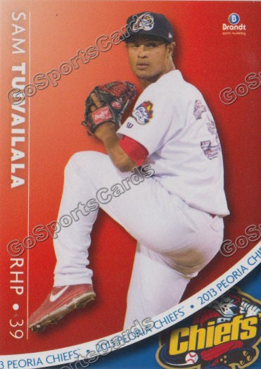 2013 Peoria Chiefs Sam Tuivailala