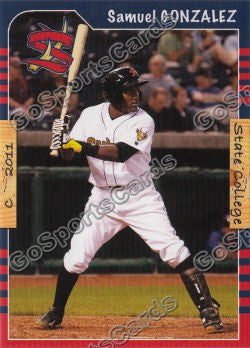 2011 State College Spikes Samuel Gonzalez