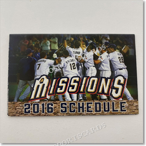 2016 San Antonio Missions Pocket Schedule