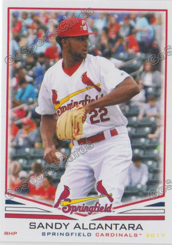 2017 Springfield Cardinals Sandy Alcantara