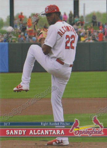 2017 Springfield Cardinals SGA Sandy Alcantara
