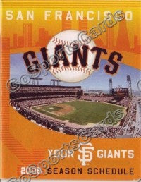 2006 San Francisco Giants Pocket Schedule