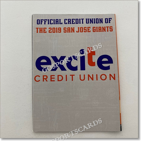 2019 San Jose Giants Pocket Schedule