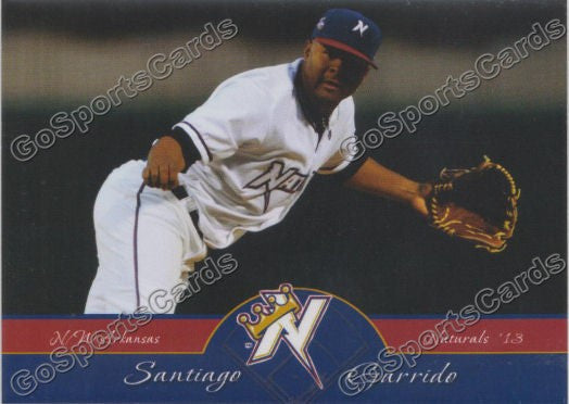 2013 Northwest Arkansas Naturals Santiago Garrido