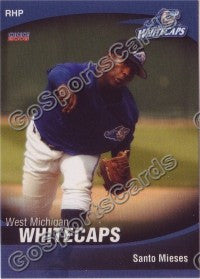 2008 West Michigan WhiteCaps Santo Mieses