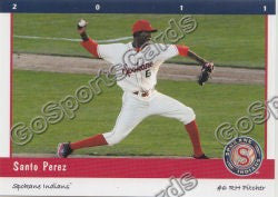 2011 Spokane Indians Santo Perez