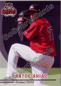 2010 New Britain Rock Cats Santos Arias