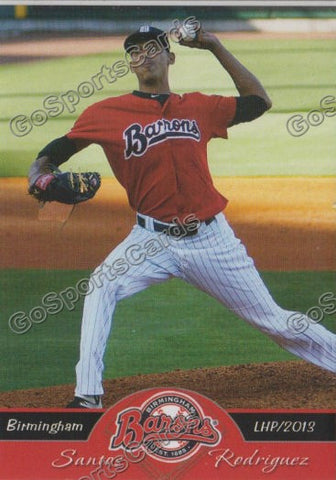 2013 Birmingham Barons Santos Rodriguez