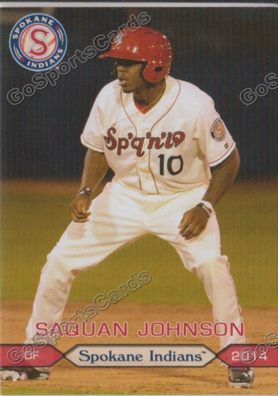 2014 Spokane Indians Saquan Johnson