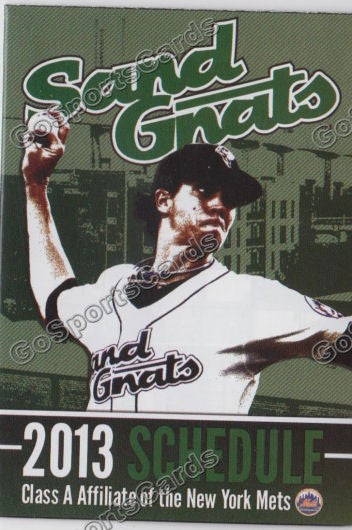 2013 Savannah Sand Gnats Pocket Schedule