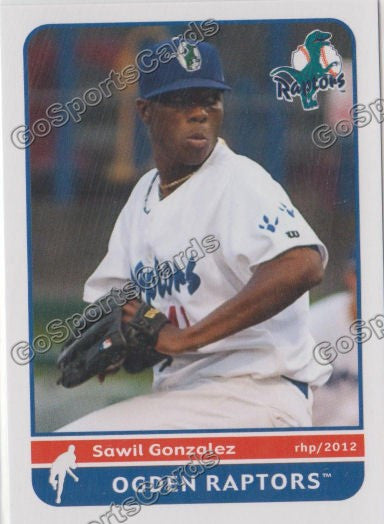2012 Ogden Raptors Sawil Gonzalez