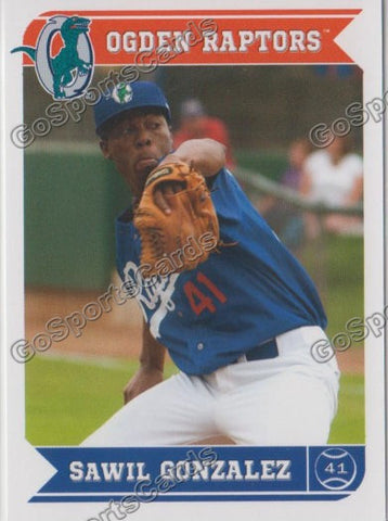 2013 Ogden Raptors Sawil Gonzalez