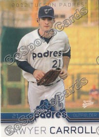 2012 Tucson Padres Sawyer Carroll