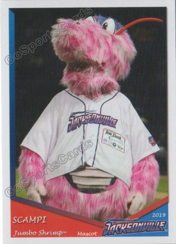 2019 Jacksonville Jumbo Shrimp Scampi Mascot