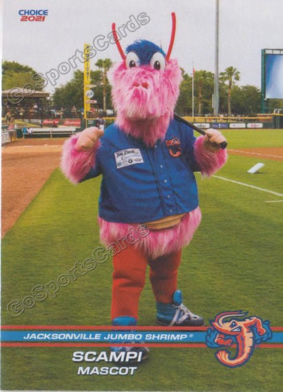 2021 Jacksonville Jumbo Shrimp Scampi Mascot