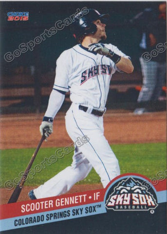 2015 Colorado Springs Sky Sox Scooter Gennett