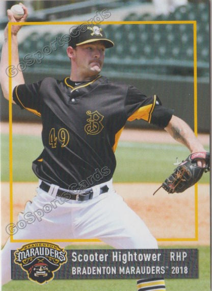 2018 Bradenton Marauders Scooter Hightower