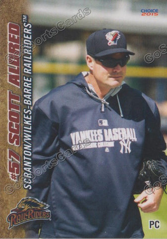 2015 Scranton Wilkes Barre RailRiders Scott Aldred
