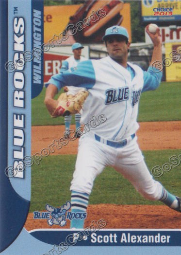 2013 Wilmington Blue Rocks Scott Alexander