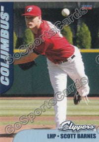 2012 Columbus Clippers Scott Barnes