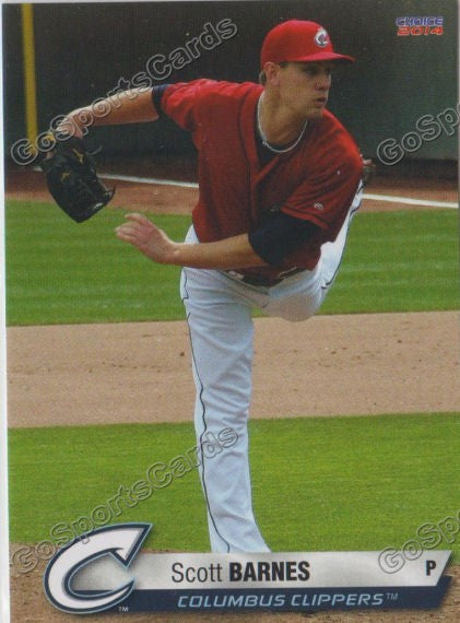 2014 Columbus Clippers Scott Barnes