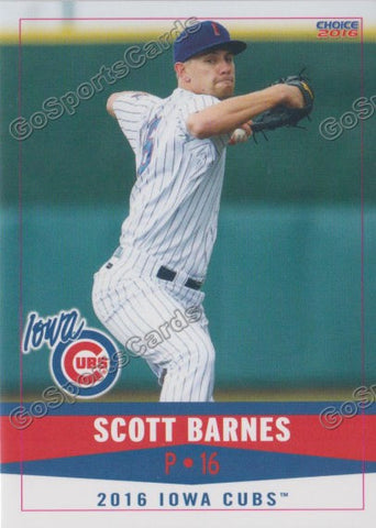 2016 Iowa Cubs Scott Barnes