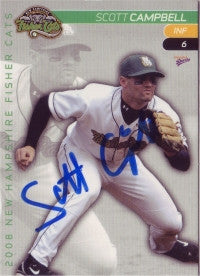 Scott Campbell 2008 New Hampshire Fisher Cats (Autograph)