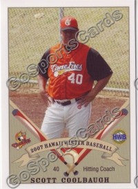 2007 West Oahu CaneFires Hawaii League SCOTT COOLBAUGH