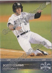 2012 New Orleans Zephyrs Scott Cousins
