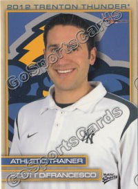 2012 Trenton Thunder Scott DiFrancesco