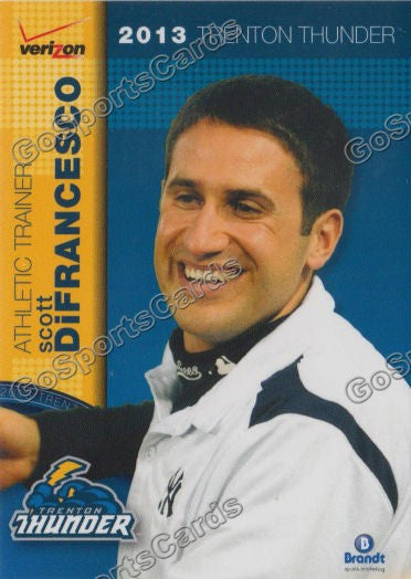 2013 Trenton Thunder Scott DiFrancesco