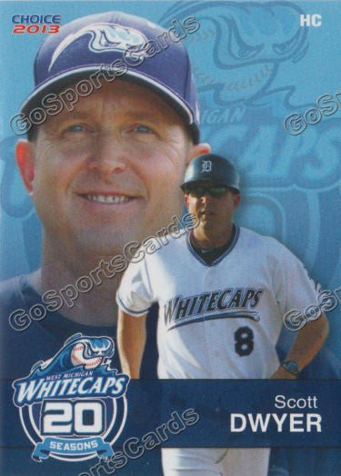 2013 West Michigan Whitecaps Scott Dwyer