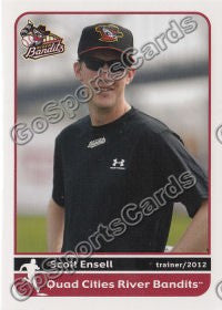 2012 Quad Cities River Bandits Scott Ensell