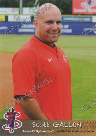 2016 Lowell Spinners Scott Gallon