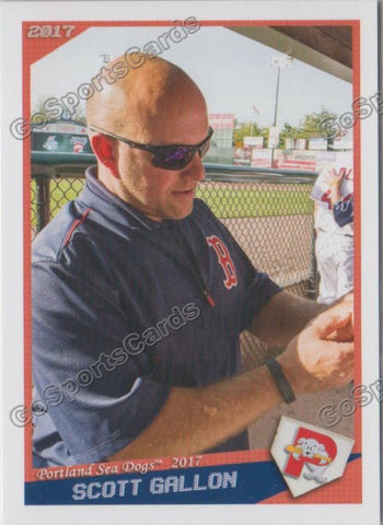 2017 Portland Sea Dogs Scott Gallon