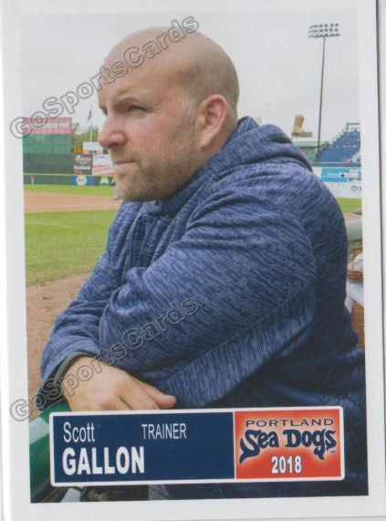 2018 Portland Sea Dogs Scott Gallon