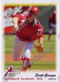 2010 Springfield Cardinals Scott Gorgen