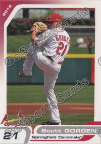 2012 Springfield Cardinals Scott Gorgen