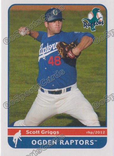 2012 Ogden Raptors Scott Griggs
