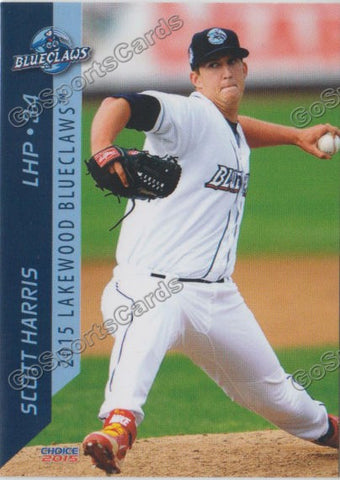 2015 Lakewood BlueClaws Scott Harris